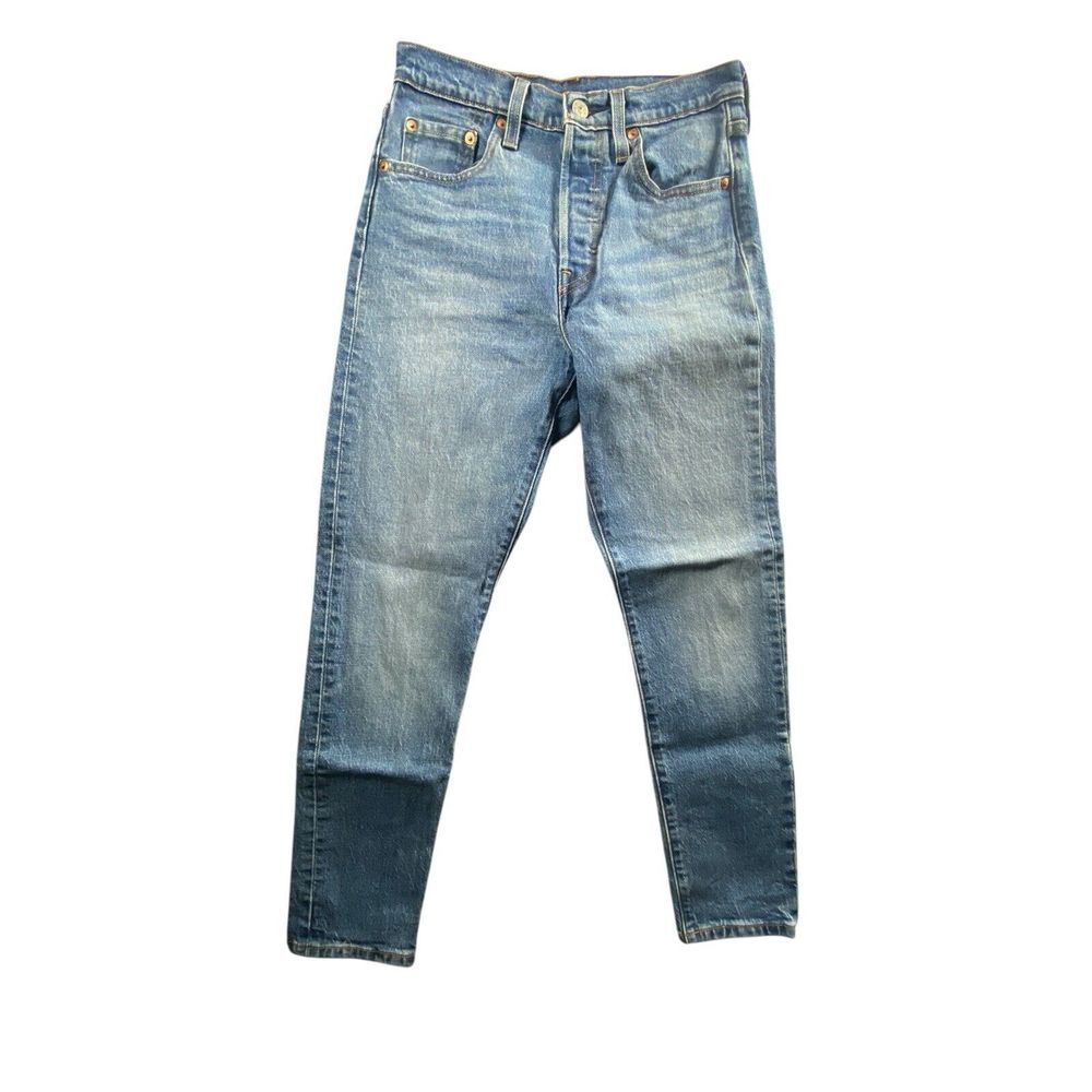 Levi's 501 Women's Skinny‎ Blue Denim Button fly Jeans Size 25x28 Style #S40197